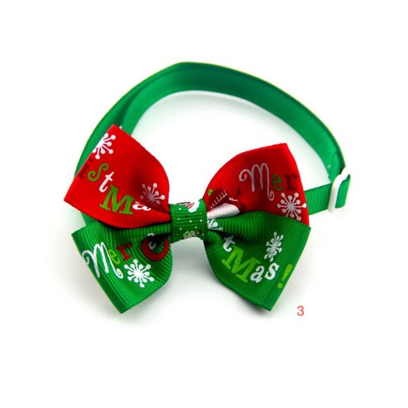 Christmas Pet Bow Tie - Picture 8 of 12